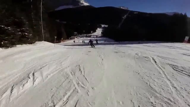 Val di Fassa Campitello Lupo Bianco Go Pro смотреть онлайн