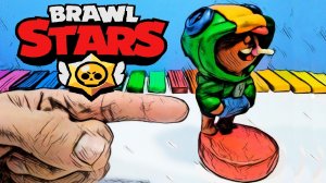 Лепка Леона Бравл старс | Лепка из пластилина | Авипи лепка