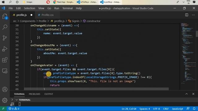 #15 Build ReactJS Project Firebase Chat Application | Profile part-3 смотреть онлайн