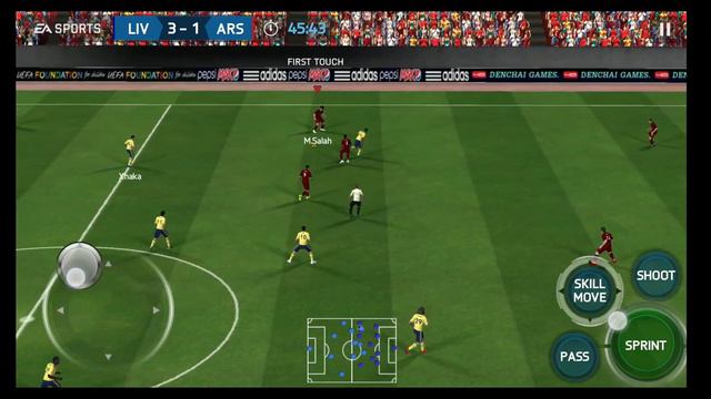Liverpoool distroy Arsenal fifa 14 patch 2019 android gameplay смотреть онлайн