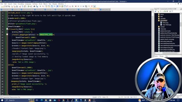 imagerotate PHP Programming Rotate an image Easy Peesy смотреть онлайн
