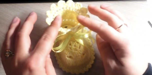 Вязание пинеток крючком. Мастер-класс. Для новорожденного.