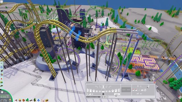 ANOTHER VERTICAL SPINNING COASTER - Parkitect - Taste of Adventure смотреть онлайн