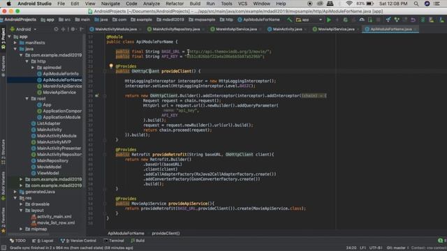 A simple Android app using Dagger, RxJava, Retrofit, and MVP Architecture: Part 2 смотреть онлайн