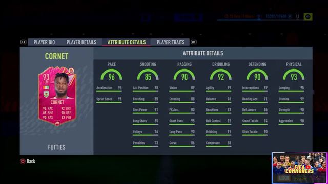 WOW THE BEST LB IN-GAME !! 93 FUTTIES MAXWEL CORNET PLAYER OBJECTIVE REVIEW IN #fifa22 смотреть онлайн