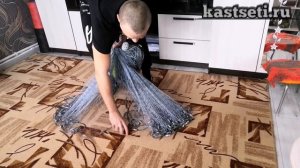 кастинговая сеть.  Подробный набор кастинговой сети. Способ заброса | Кастинговая сеть Санек