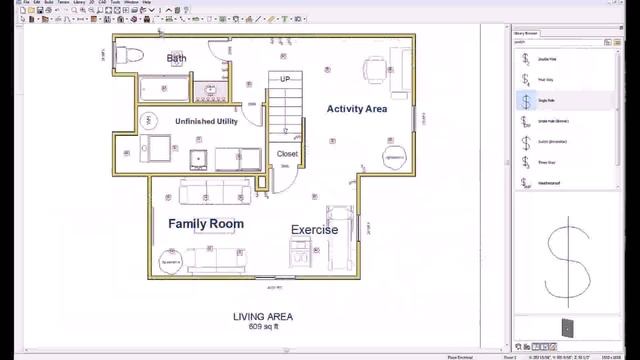 Floor Plan Design Autocad Socket And Light смотреть онлайн