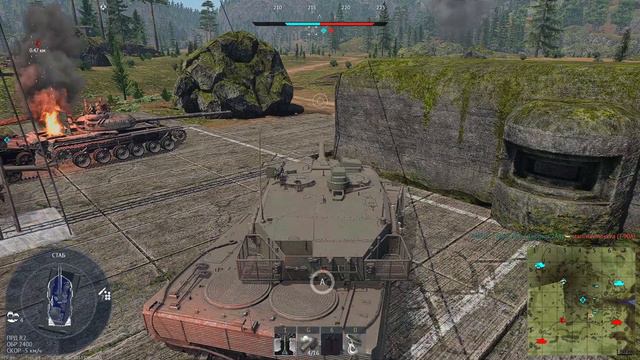 War Thunder | Интересный бой на Leopard 2A6 смотреть онлайн