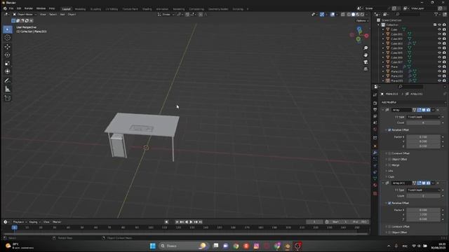 Создание кампютара для комнаты часть 1 #3d #моделирование #модель смотреть онлайн