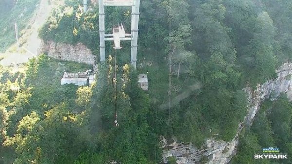 SKYPARK, Сочи , Прыжок с тарзанки )