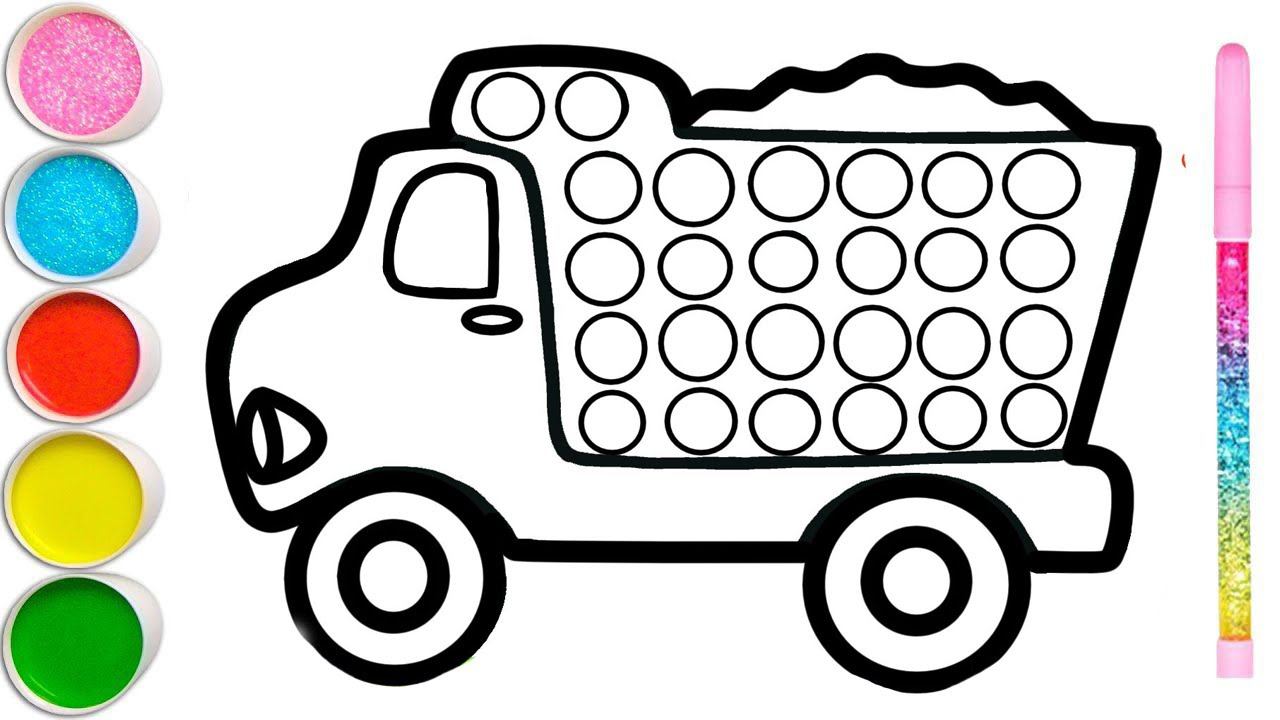 How To Draw A Truck, A Bed, A Bunny, Cosmetics For Children