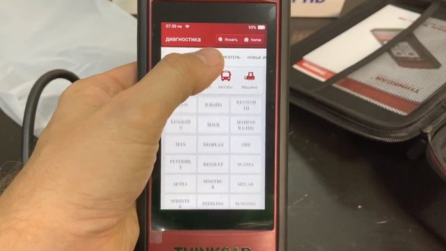 Thinktool Reader HD. Недорогой сканер для диагностики грузовиков.