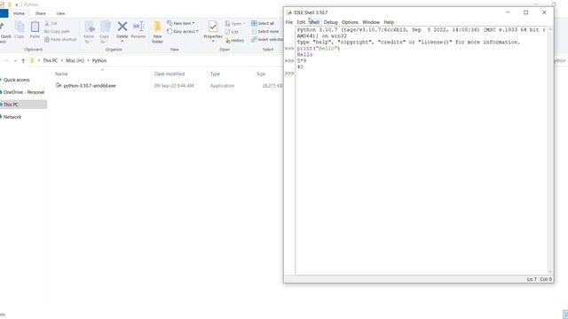 How to download and install python 3.10.7 on windows 10 | (64 bit & 32 bit) смотреть онлайн