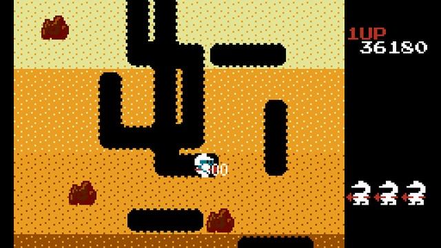 Dig Dug (NES) прохождение смотреть онлайн