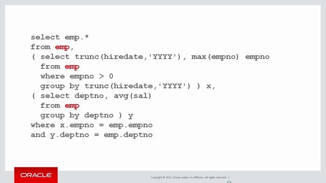 Self documenting SQL смотреть онлайн