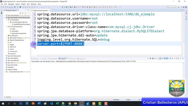 configurar aplication properties de Spring Boot para conectar a la base de datos MySQL O Postgres смотреть онлайн