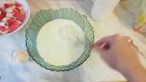 Крабовые палочки в тесте