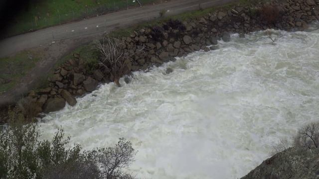 Monticello Dam Lake Berryessa morning-glory Spillway 2019.03.03 смотреть онлайн