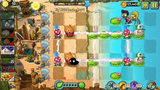 Plants vs Zombies 2 Electric Current Strategy смотреть онлайн