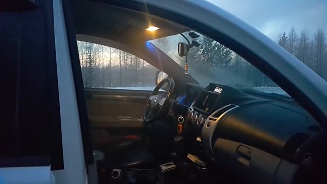 Потек радиатор отопителя.