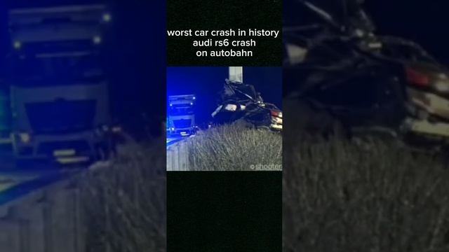 Audi Rs6 Crash On Autobahn