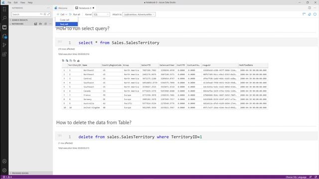 Jupyter Notebooks in Azure Data studio | Azure Data Studio Tutorial смотреть онлайн