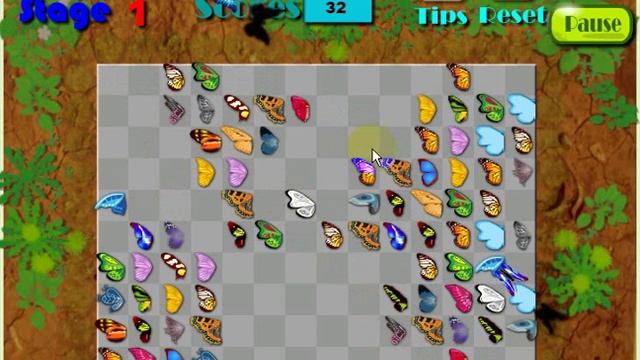 Играем в Маджонг Бабочки смотреть онлайн