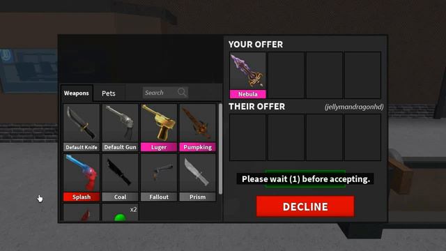 WHAT DO PEOPLE TRADE FOR THE **NEW** NEBULA GODLY? (MM2 Trading Montage) смотреть онлайн