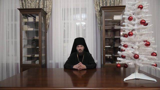 Поздравление настоятеля Свято-Троицкого собора с Рождеством Христовым смотреть онлайн