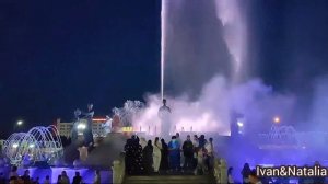 Цветомузыкальный фонтан в Ставрополе. Шоу - фонтан. Интересные места.