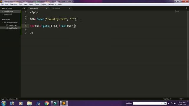How to read file in php смотреть онлайн
