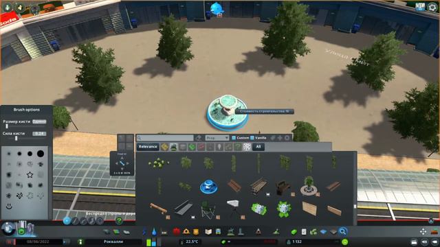 Shopping mall🛒with metro🚇GreenCity#4🌱Cities:Skylines смотреть онлайн