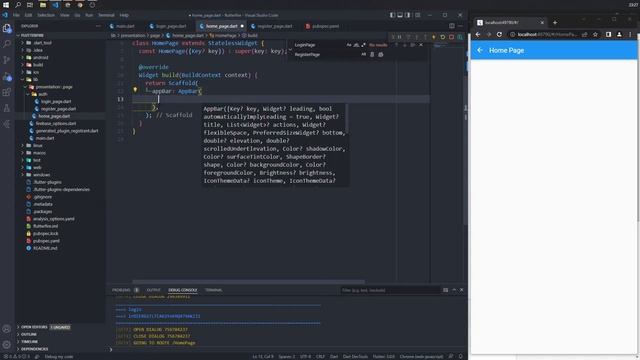 12. Flutter 3 x Firebase - Home Page & Logout смотреть онлайн