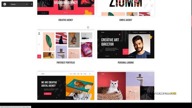 Ziomm - Creative Agency and Portfolio WordPress Theme personal elementor смотреть онлайн