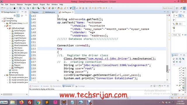 How to connect Mysql Database with java in Hindi | Urdu --Part 8 смотреть онлайн