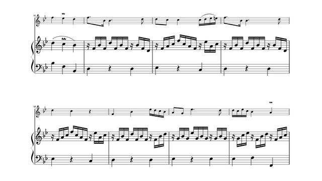 Sonata for Harp and Flute - Joseph Bologne, Chevalier de Saint-Georges (Score) смотреть онлайн