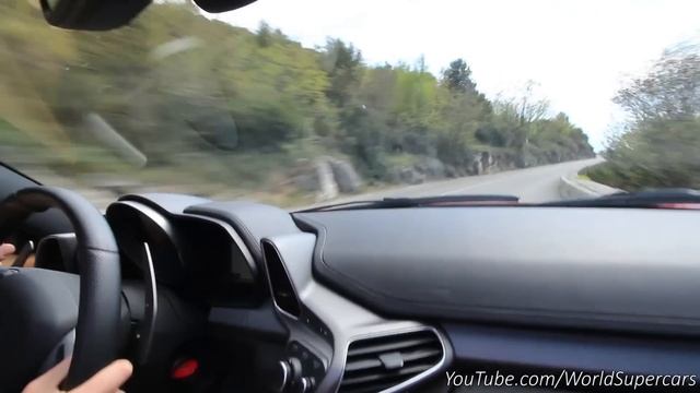 Ferrari 458 Spider Fast & Loud on Mountain Roads! смотреть онлайн