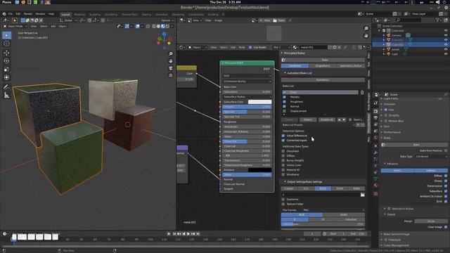 Principled Baker Addon Review for Blender for Easy PBR Texture Baking смотреть онлайн