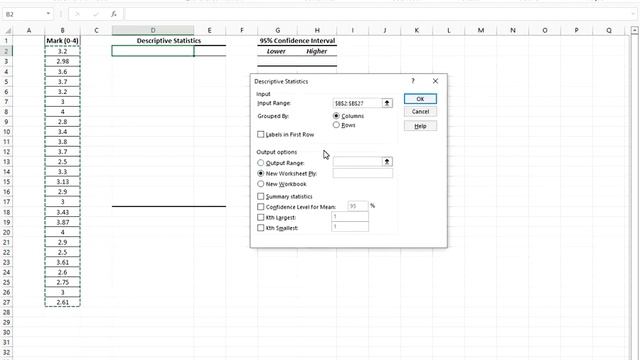 How to find the 95 confidence interval in excel смотреть онлайн
