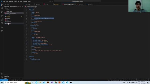 App con Golang, Docker, Postgressql, montada en imagenes Docker смотреть онлайн