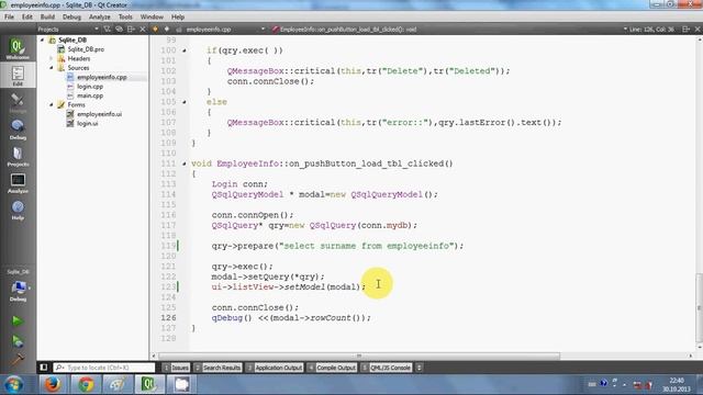 QT C++ GUI Tutorial 19- How to Link QComboBox with sqlite Database values смотреть онлайн