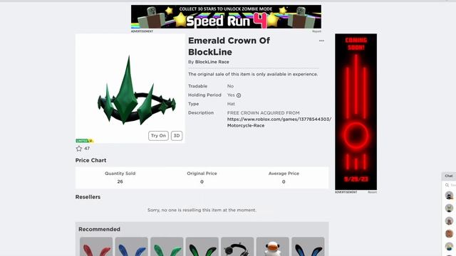 [LIMITED STOCK] How To Get The Emerald Crown Of BlockLine смотреть онлайн