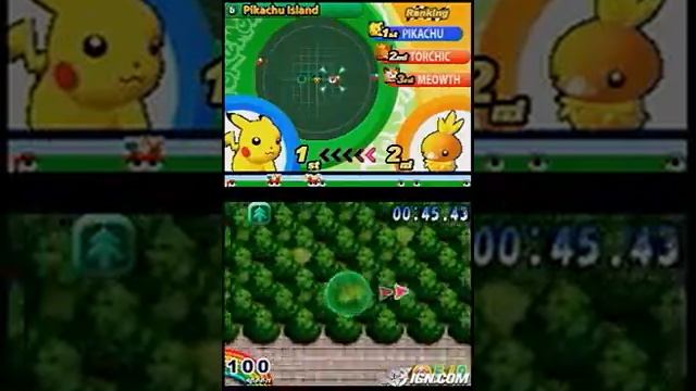 Pokemon Dash! Nintendo DS Gameplay - Pikachu Island смотреть онлайн