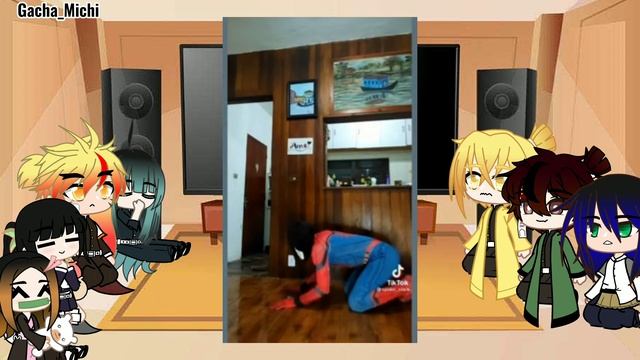 Some Demon Slayer Characters react to Spider Slack's TikTok's//original// смотреть онлайн