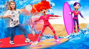 Фейл Куклы Аленки - сказочный патруль на соревнованиях с Бен 10! Игрушки подружки раскрыли секрет!