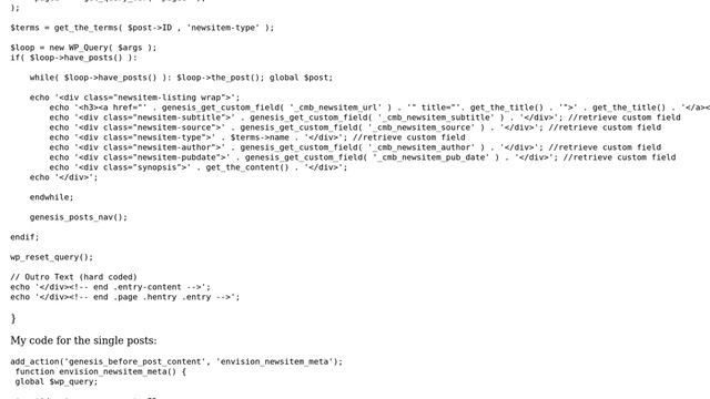 Wordpress: Custom Post Types Archives and Single Pages not showing custom taxonomy data смотреть онлайн