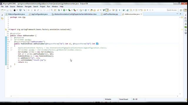 Spring MVC annotation project | Autowired, Configuration, ComponentScan, RequestParam, Component смотреть онлайн