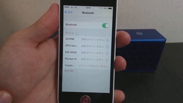 Creative MUVO MiniのBluetoothペアリングを使ってiPhone 5cを接続する方法 смотреть онлайн