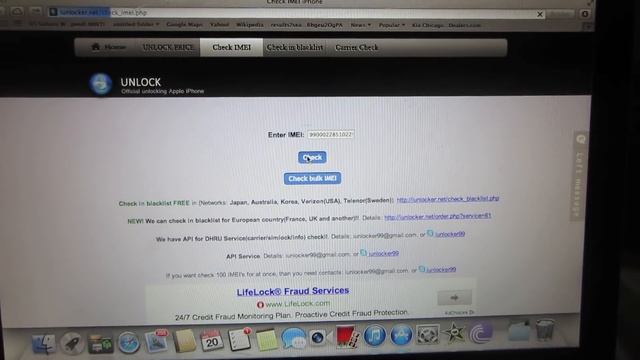 Free iPhone Blacklist Check смотреть онлайн