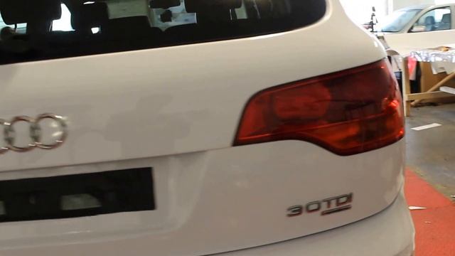 Audi Q7 Gloss White Wrap 360 смотреть онлайн